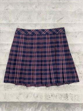 Aritzia Sunday Best Plaid Pleated Mini Skirt